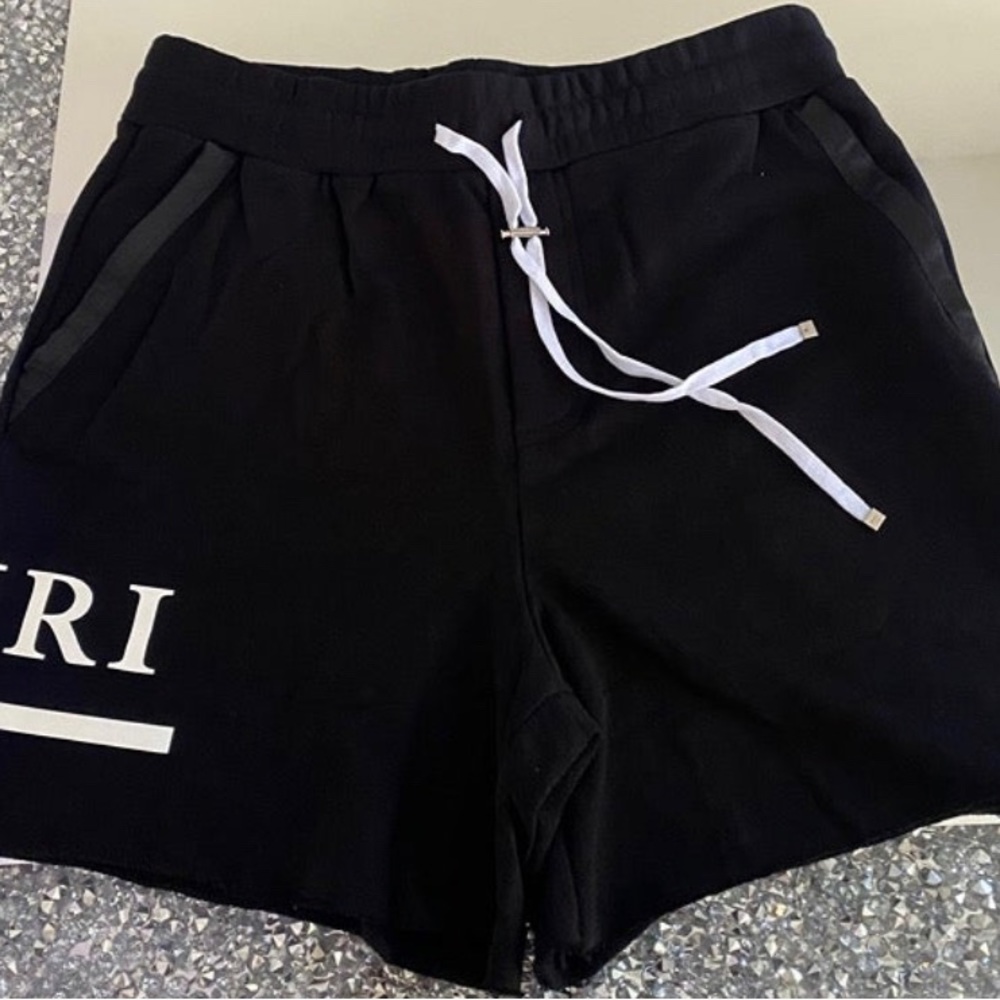 Amiri men black core logo short